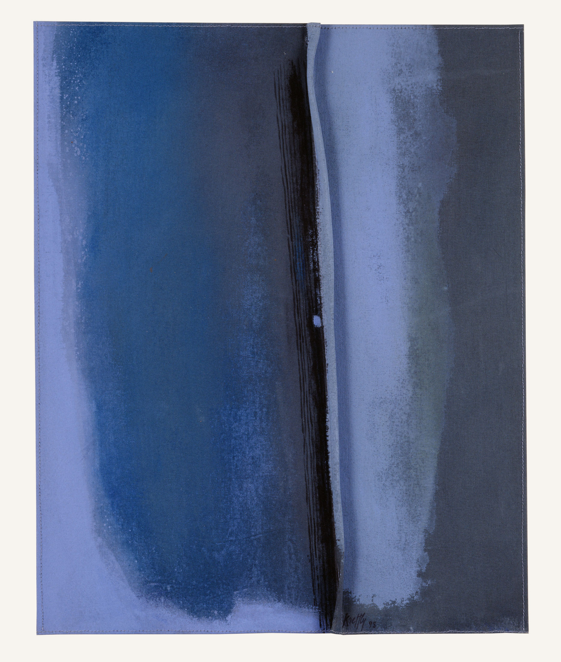 Peinture acrylique sur toile marouflée sur bois