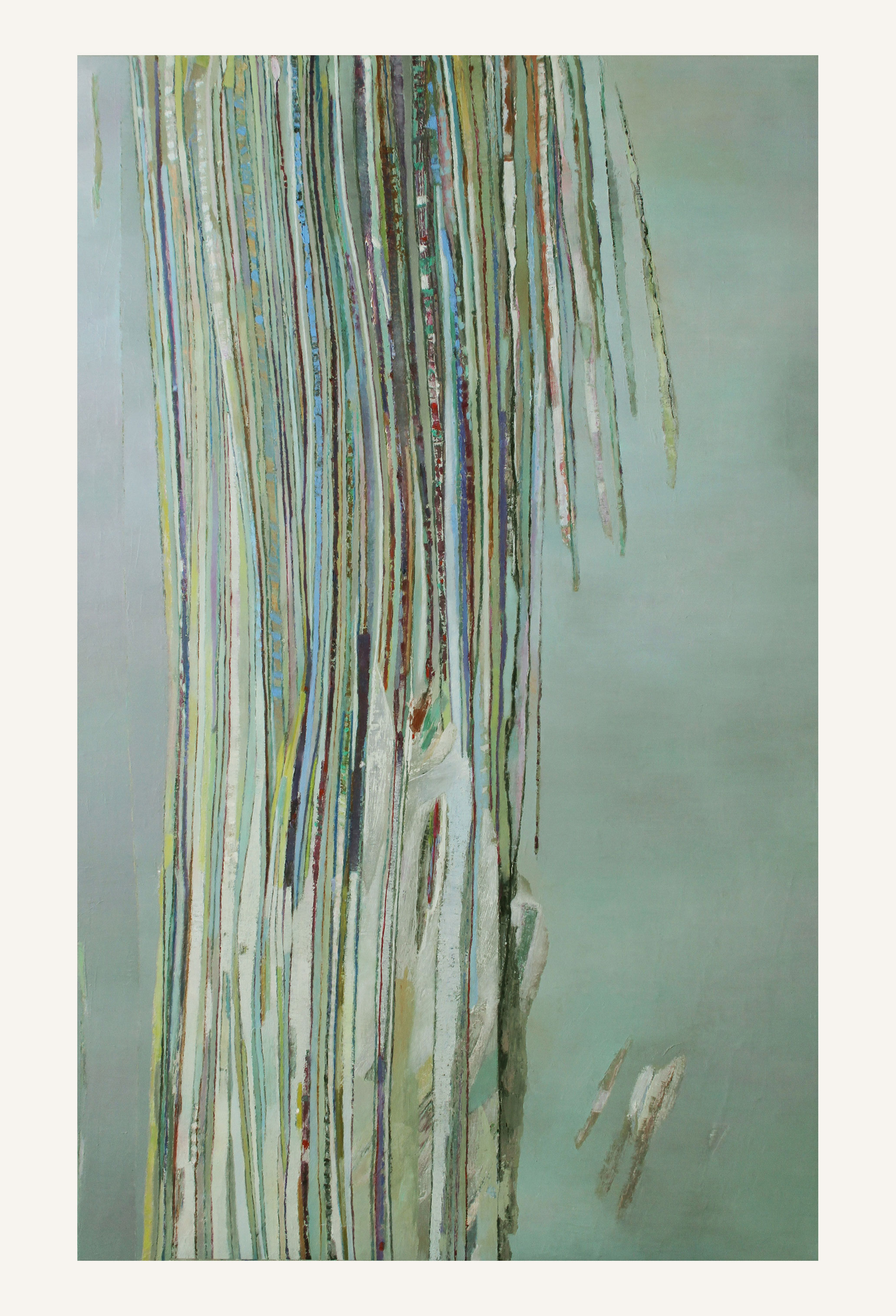Peinture à l'huile sur toile sur le thème du jardin